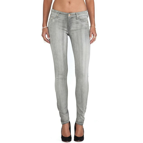 Mother Denim - Mother The Looker Pop Grey Skinny Jeans Size 27